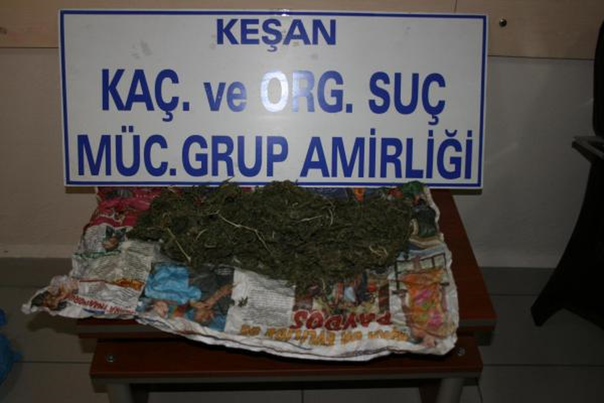 Keşan\'da Uyuşturucu Operasyonu