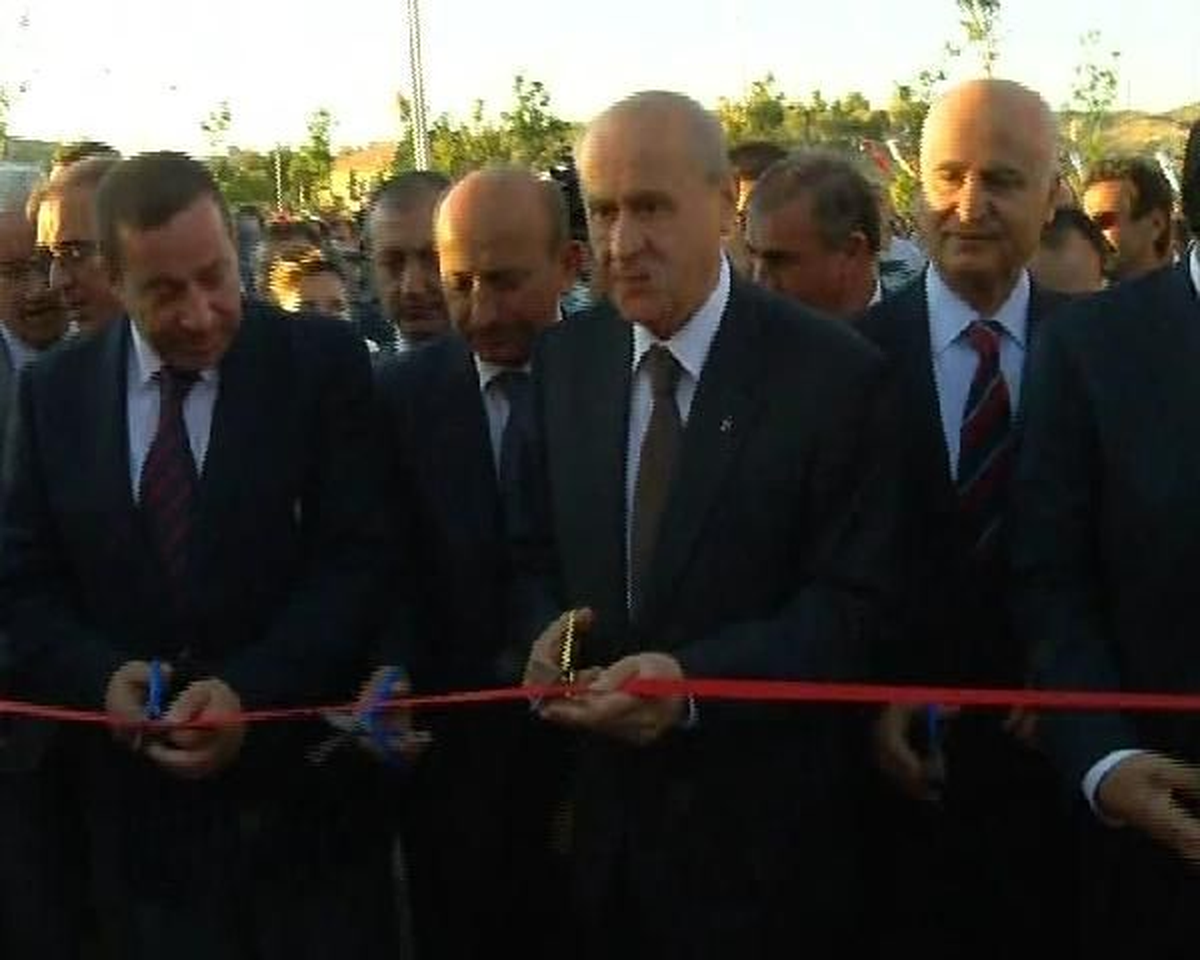 MHP Lideri Bahçeli Açılış Yaptı