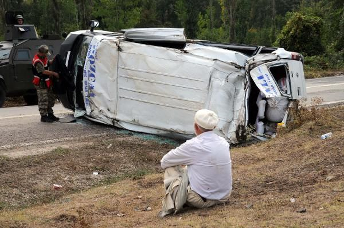 Tokat\'ta Trafik Kazası: 10 Yaralı