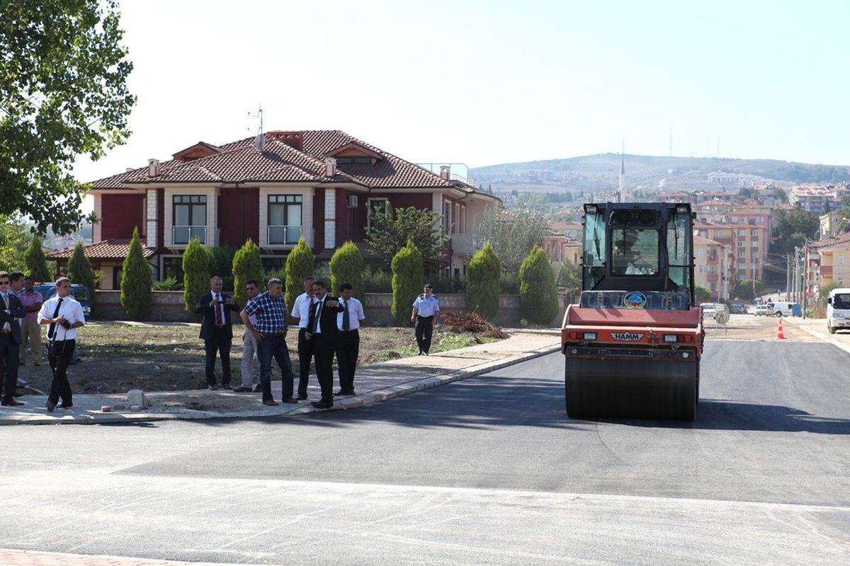 Toçoğlu Serdivan Asfalt Şantiyesini İnceledi