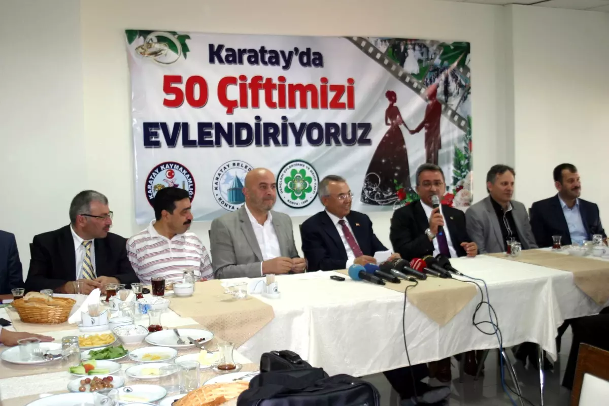 Karatay\'da 50 Çift Evlendirilecek