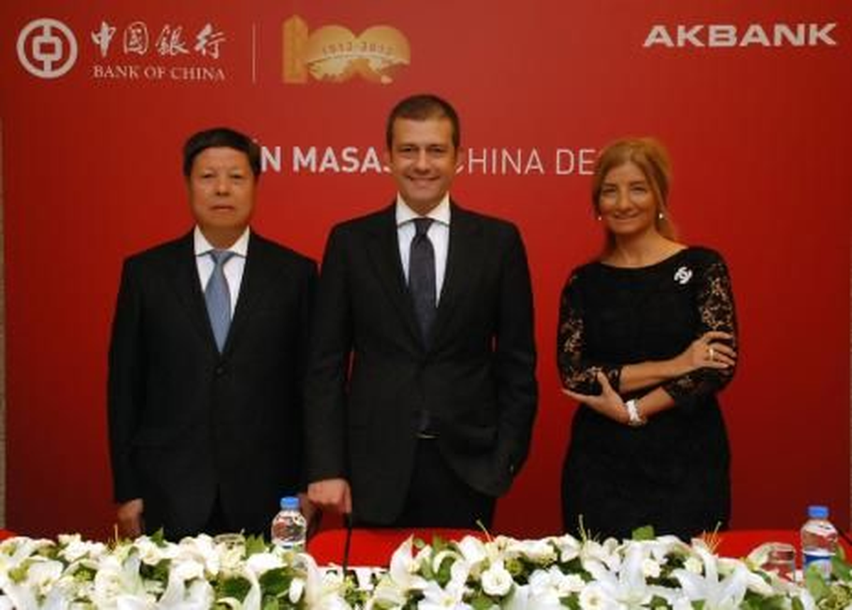 Akbank ve Bank Of China Türkiye\'de Çin Masası Kurdu