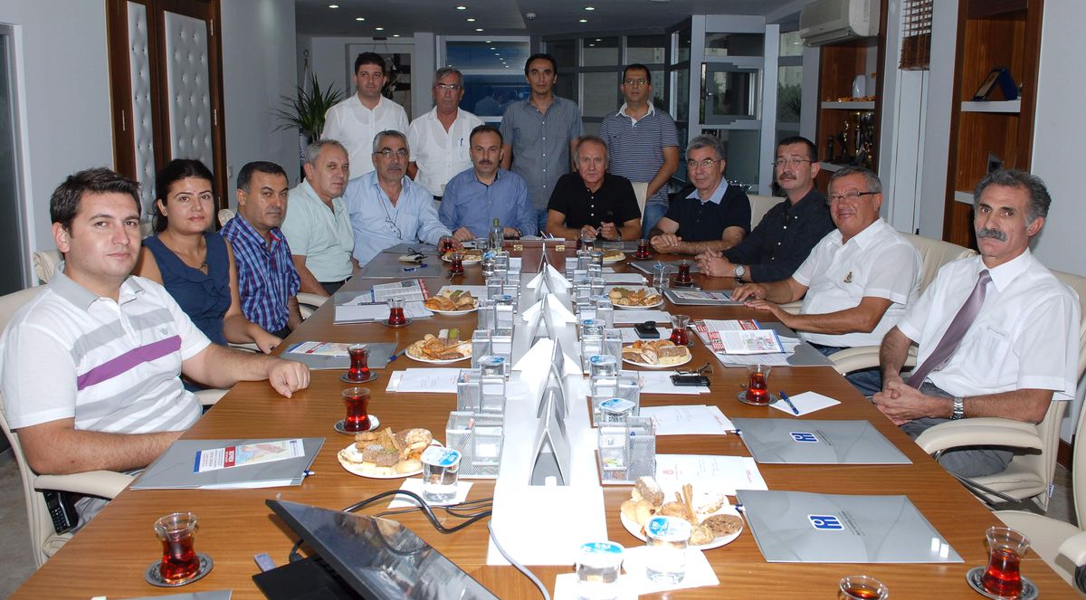 Başkan Evcilmen\'den İnşaat Mühendisleri Odası\'na Ziyaret