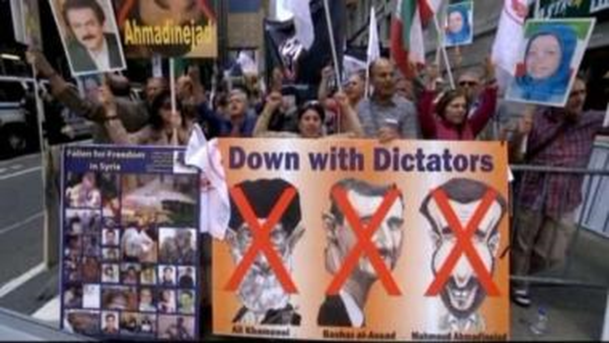 Ahmedinejad New York\'ta Protesto Edildi