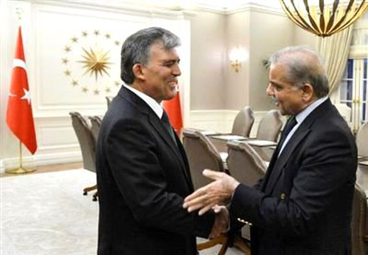 Cumhurbaşkanı Gül, Pencap Eyaleti Başbakan Şerif\'i Kabul Etti