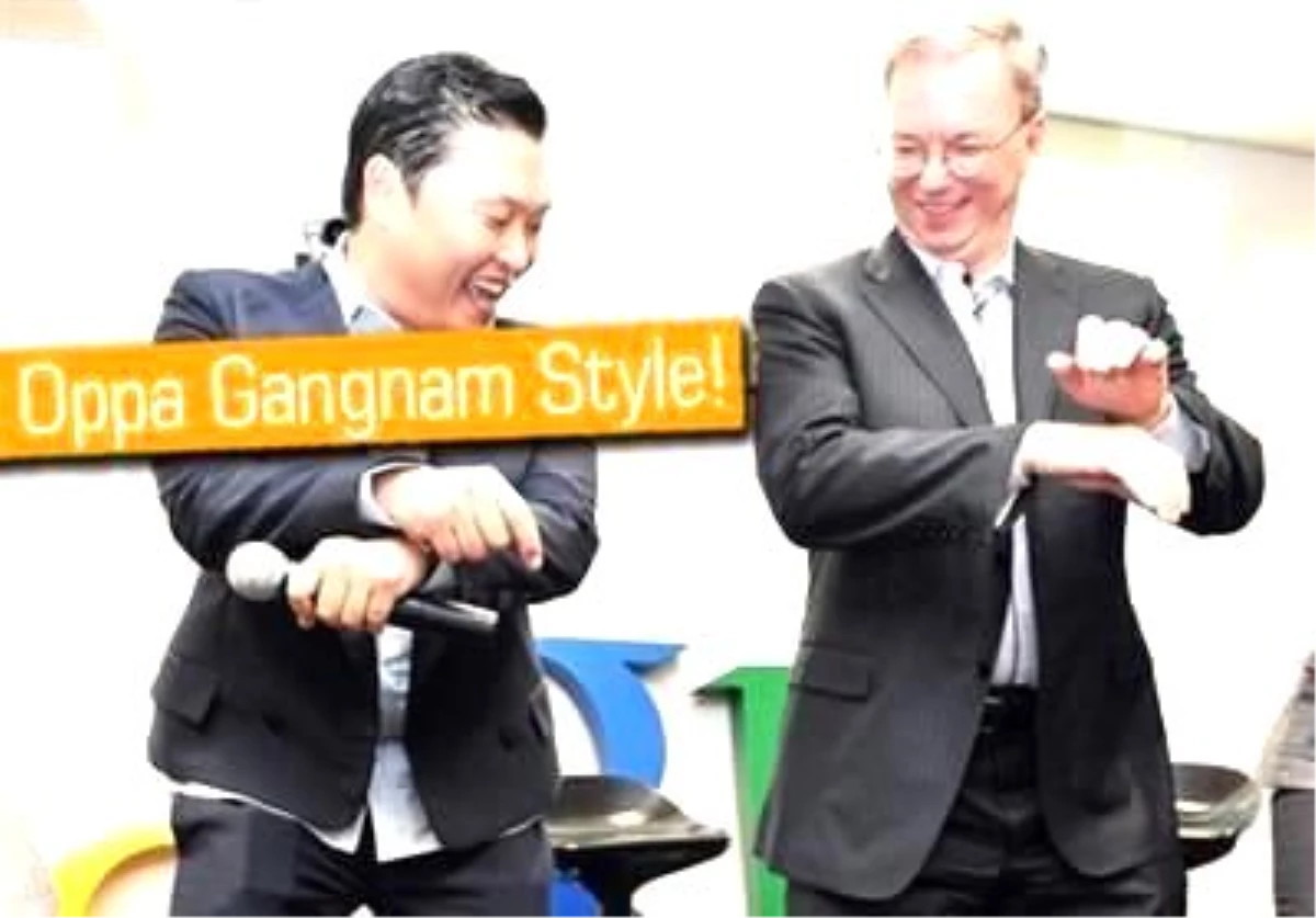 Gangnam Style Çılgınlığına Google Ceo\'su Eric Schmidt de Katıldı