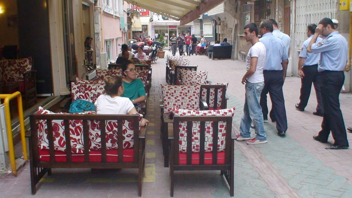 İlkadım\'da Kaldırım İşgali Yapanlara Ceza