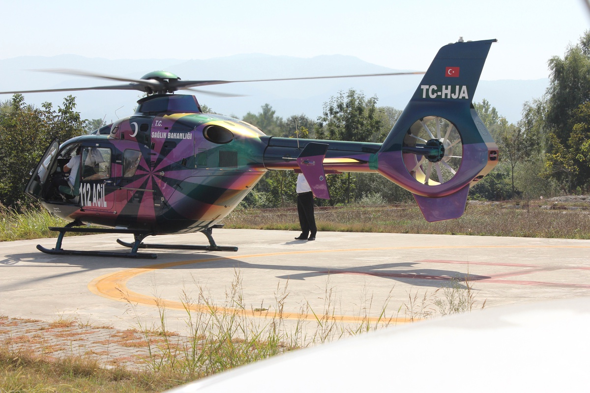 Recep Bolat Hava Ambulansla İstanbul\'a Getirildi