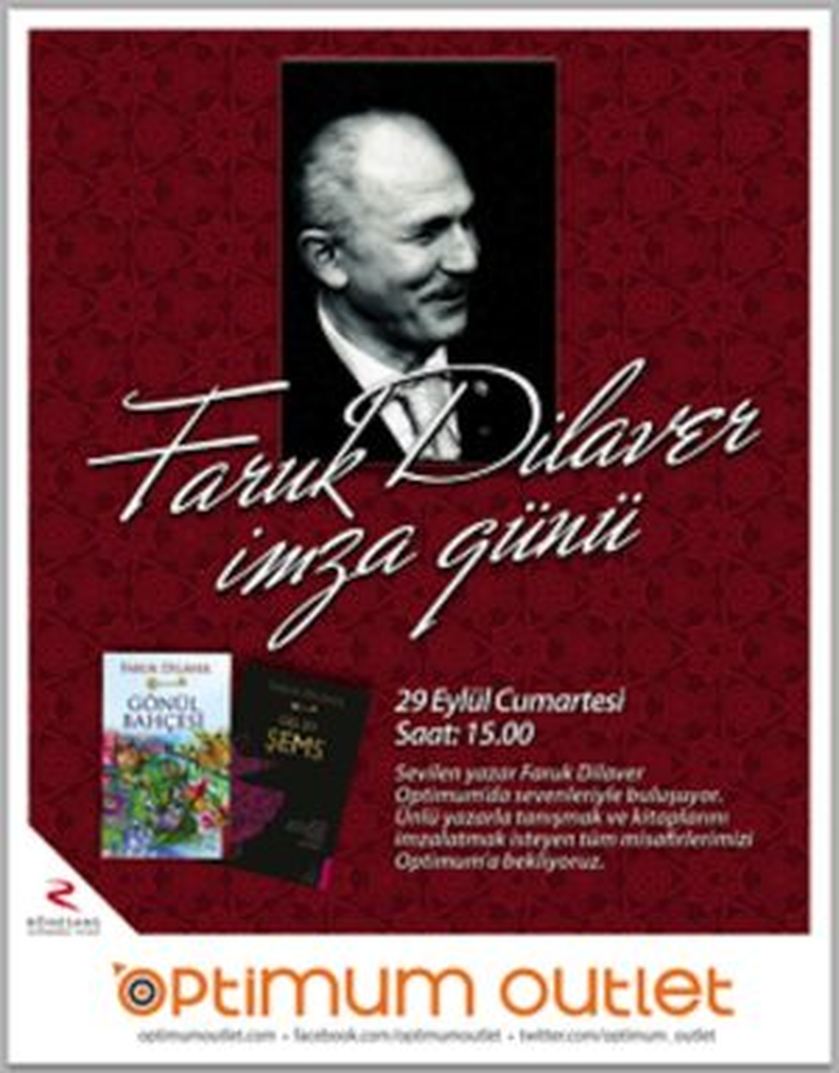 "Faruk Dilaver Optimum\'da Sevenleriyle Buluşuyor"