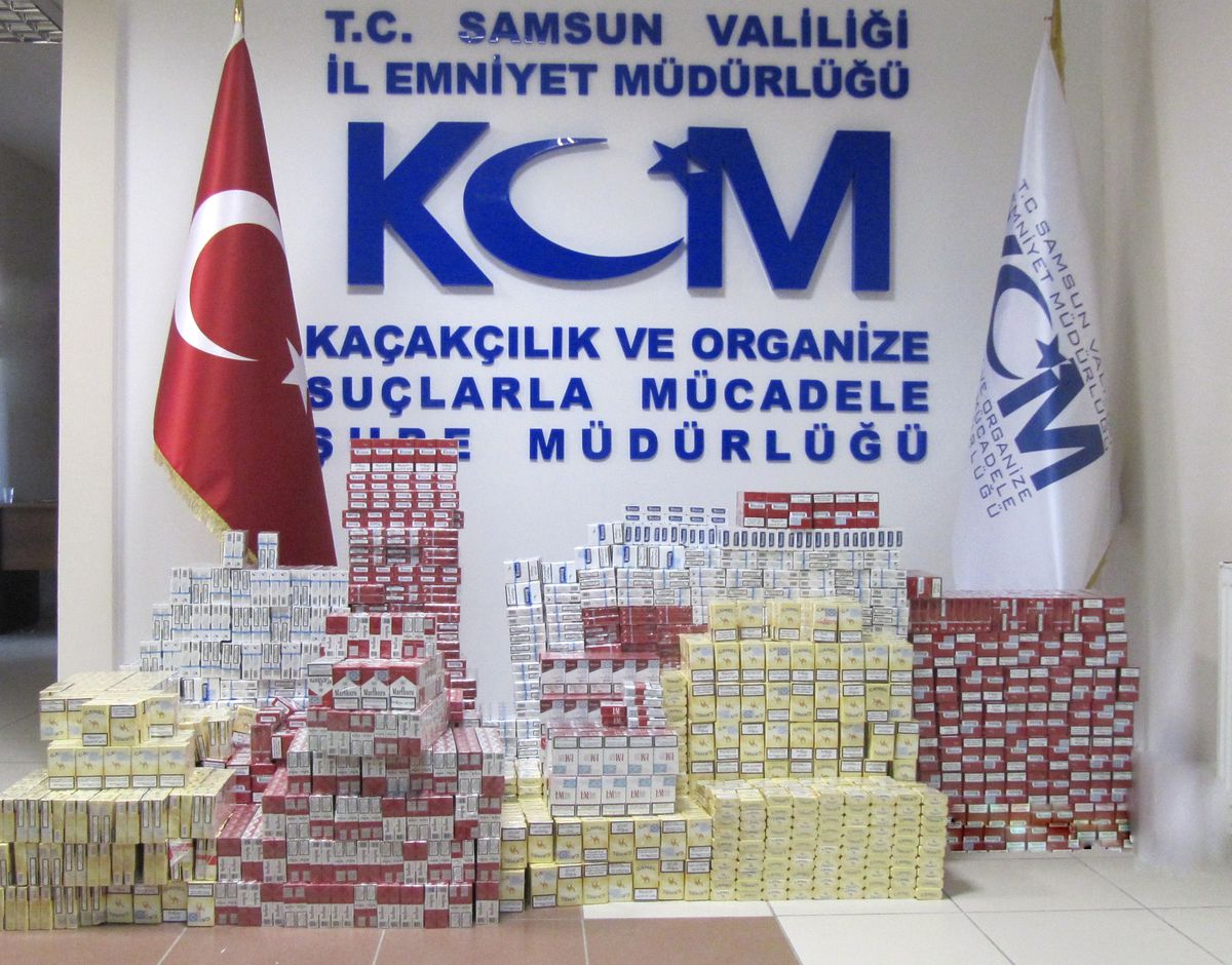 Kargoyla Gönderilen 7 Bin 250 Paket Kaçak Sigara Ele Geçti