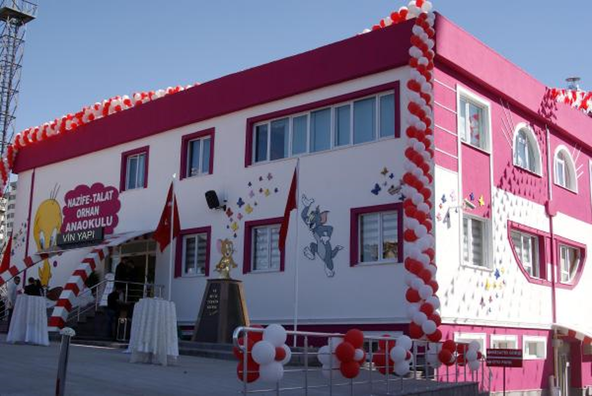 Kayseri\'de Hayırsever İşadamının Yaptırdığı Anaokulu Eğitime Açıldı