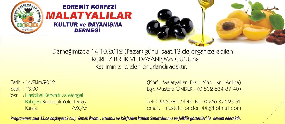 Körfez Malatyalılar Derneği Üyeleri Toplanıyor