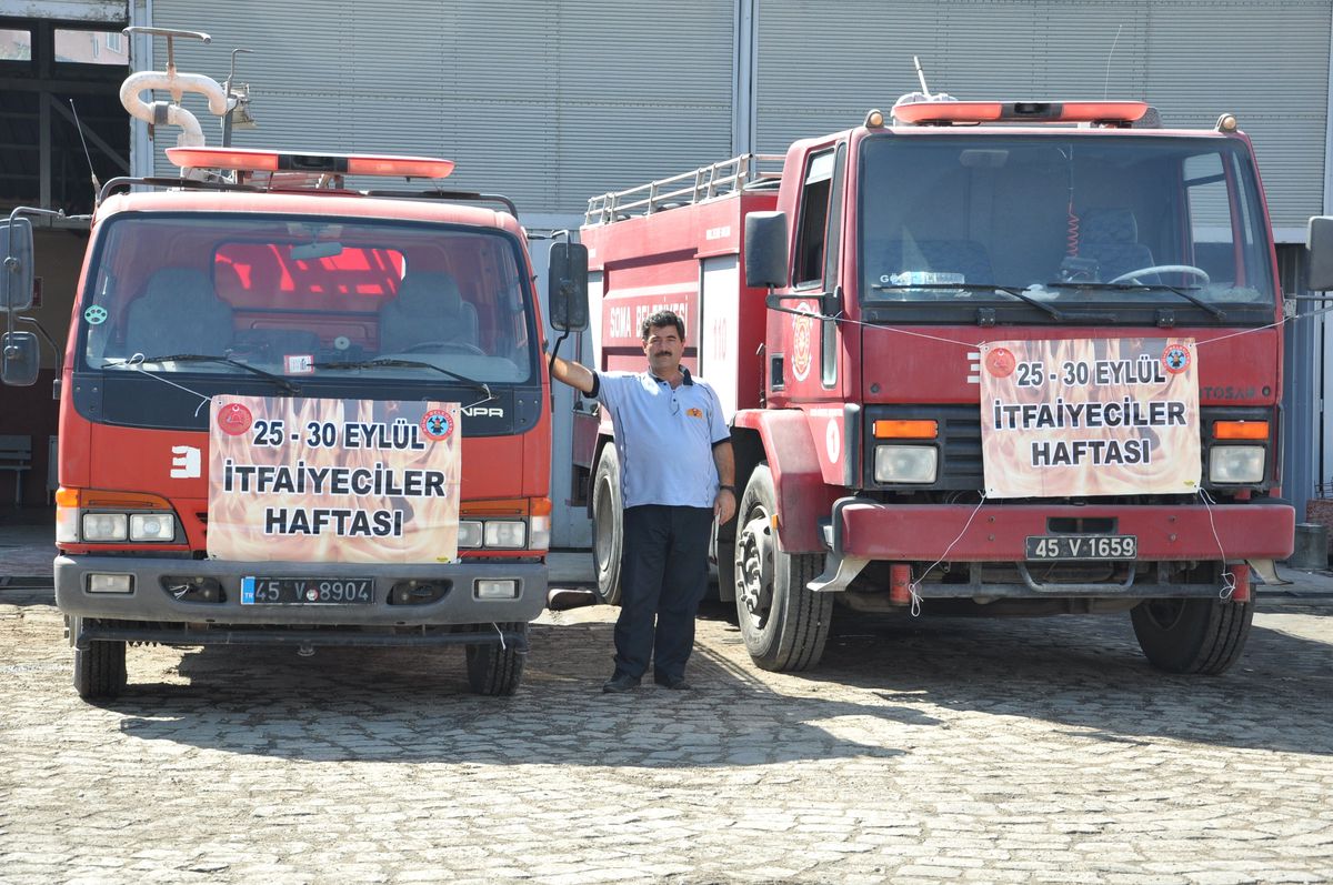 Soma\'da İtfaiyecilik Haftası Nedeniyle Lokma Döktürüldü