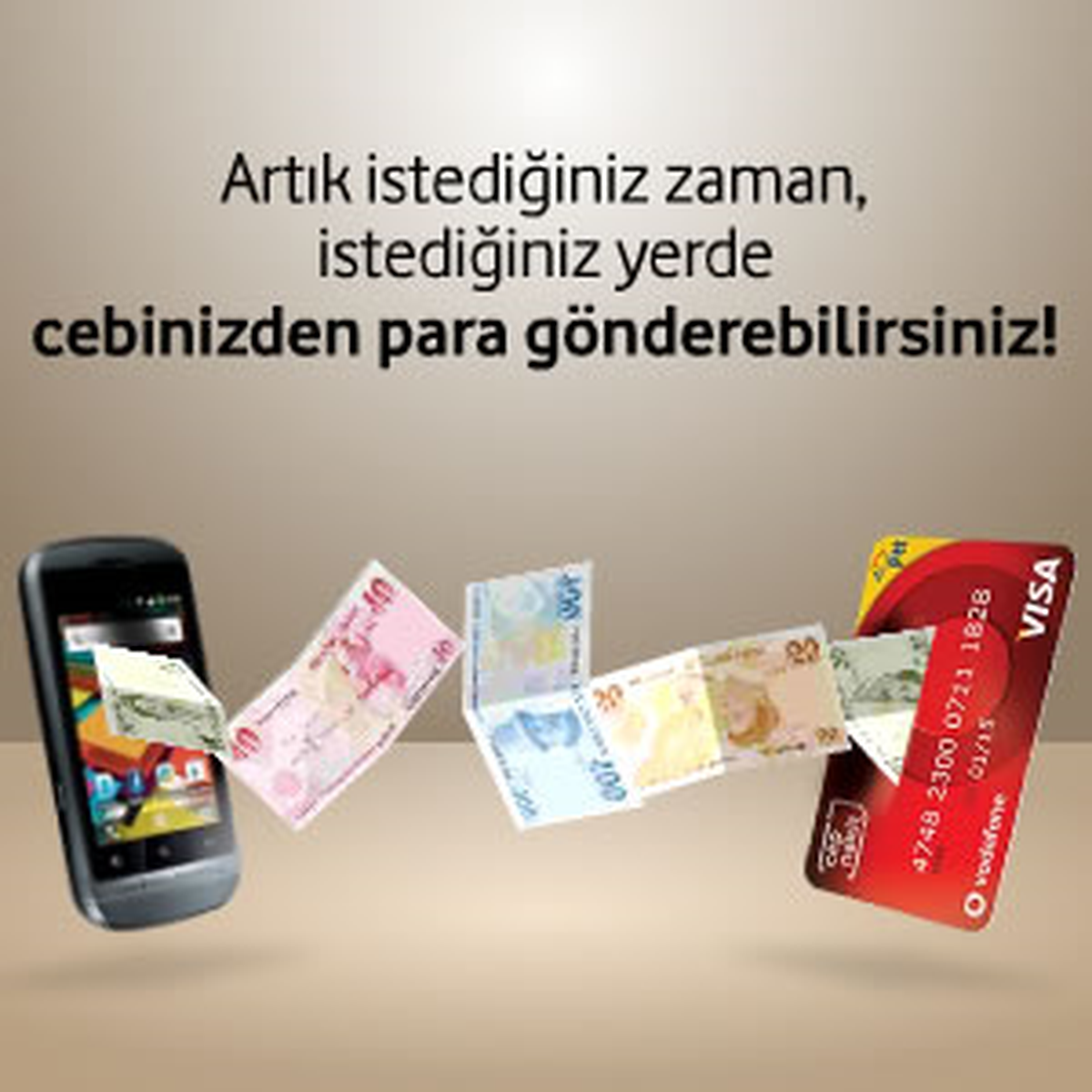 Vodafone kolaylığı ve PTT güvencesiyle: