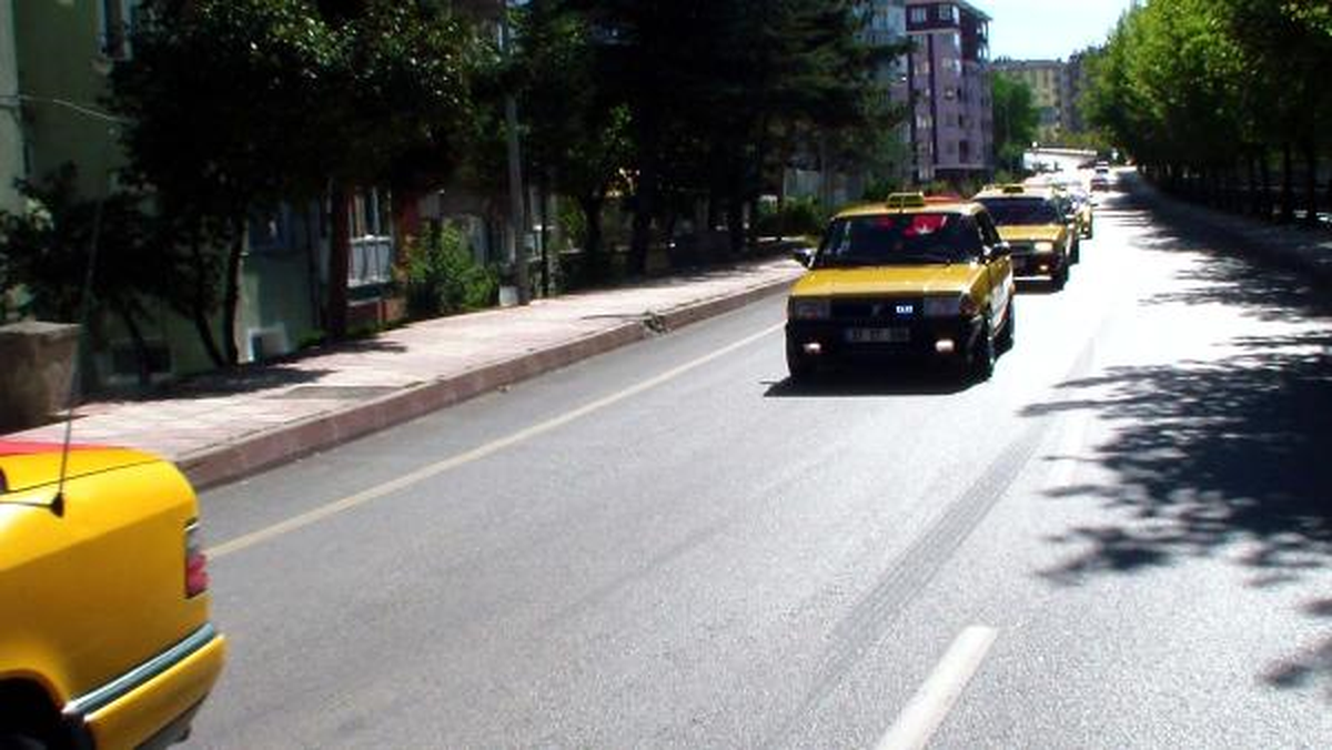 Kastamonu\'da Taksicilerden Teröre Tepki