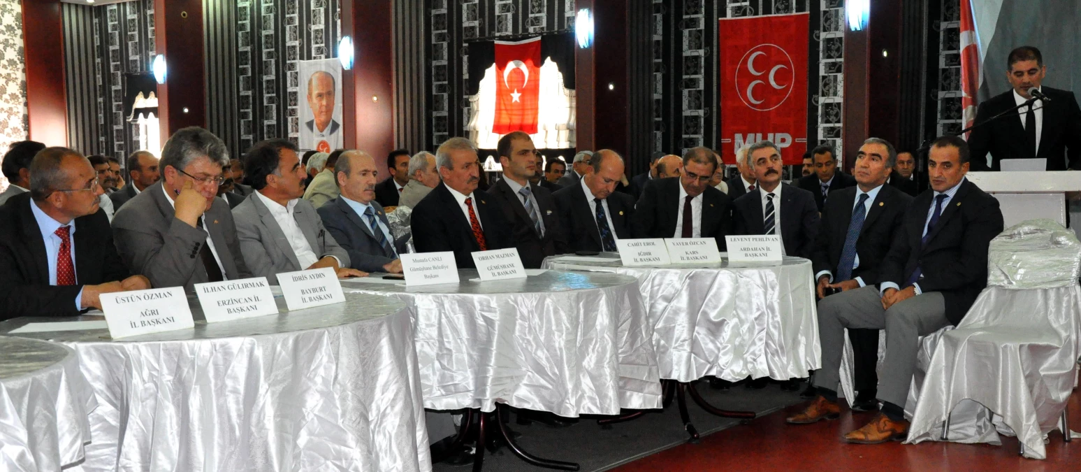 MHP İl Başkanları Bölge Toplantısı Erzurum\'da Yapıldı