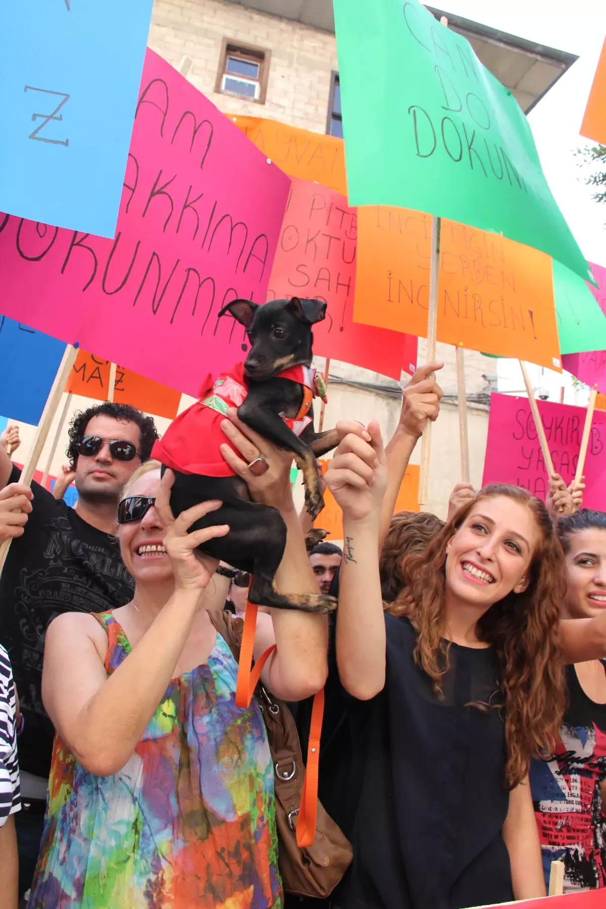 Hayvanseverler Yasa Tasarısını Protesto Etti