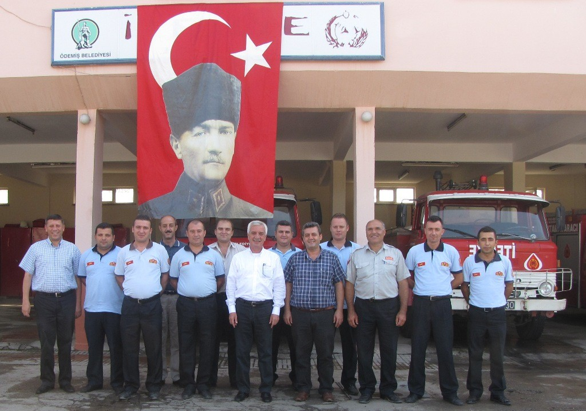 İtfaiye Haftası\'nda Ödemiş Devlet Hastanesinde Tatbikat