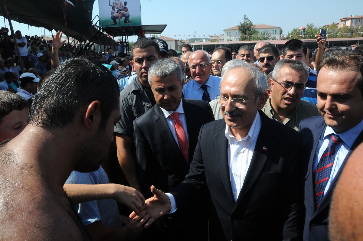 Kılıçdaroğlu, Güreşlere Katıldı