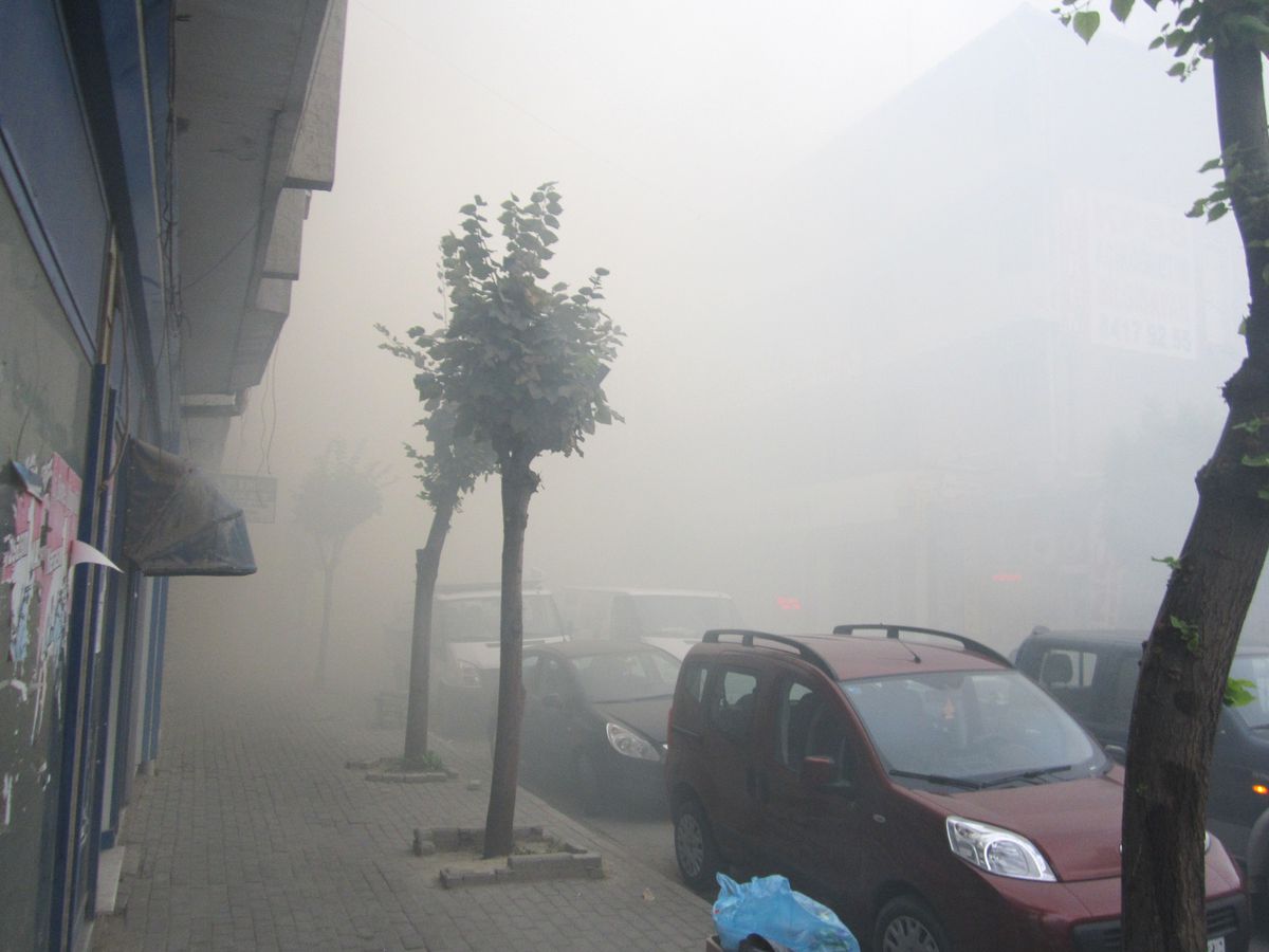 Lüleburgaz\'da Bir Otopar Yangını
