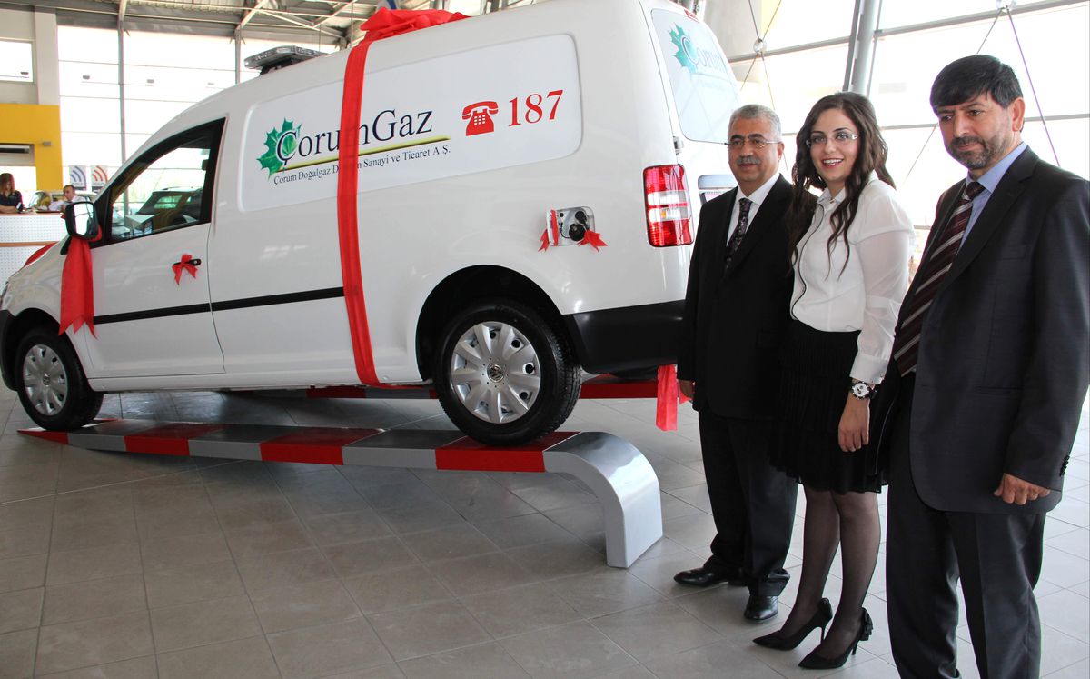 Ahlatçı Otomobil ile Çalışan Volkswagen Caddy'leri Tanıttı