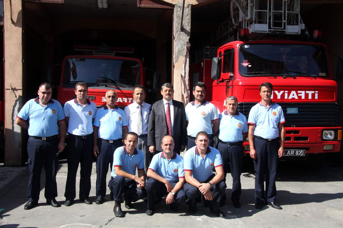 Başkan, İtfaiye Personeline Ziyaret Etti