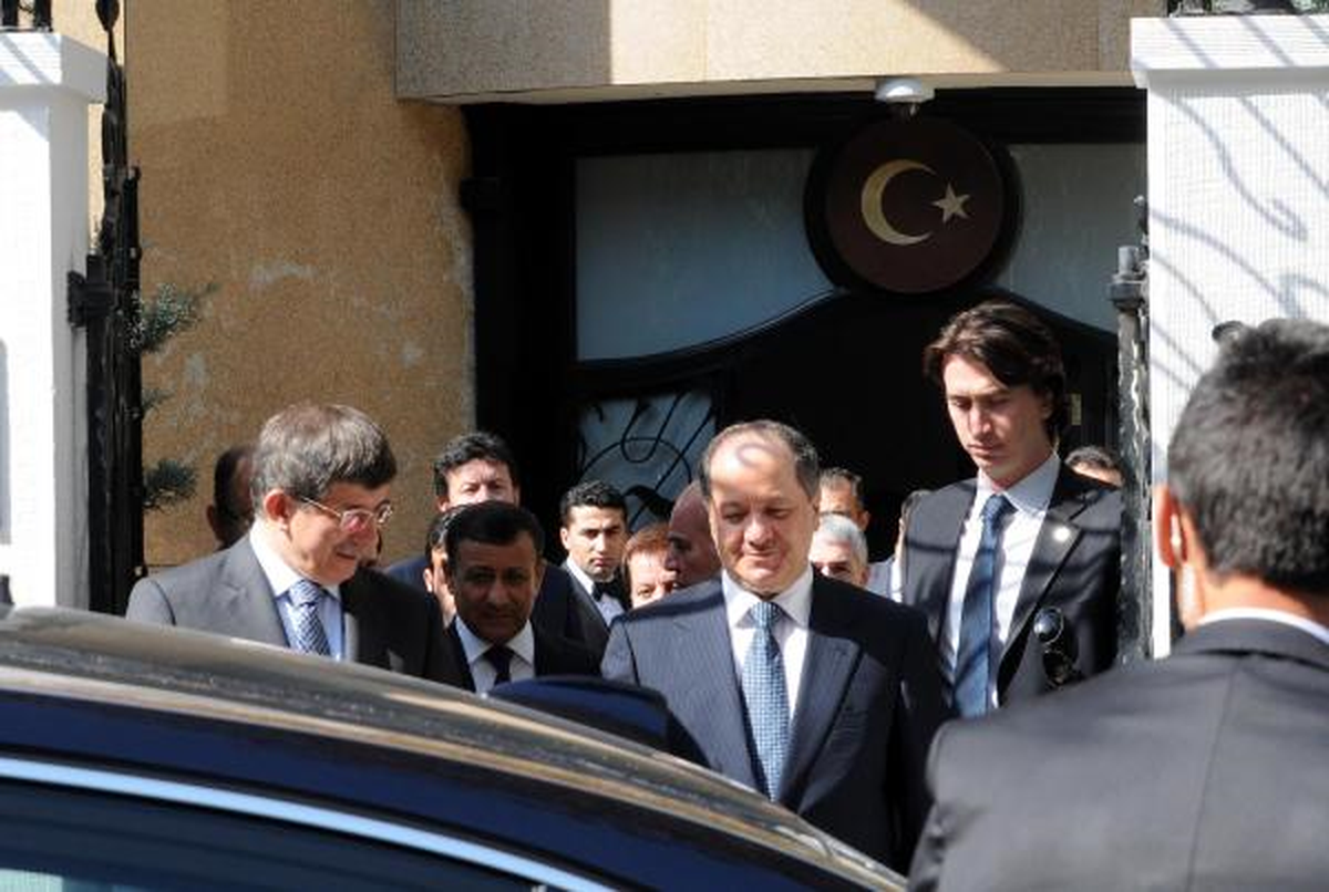 Davutoğlu, Barzani ile 2 Saat Görüştü