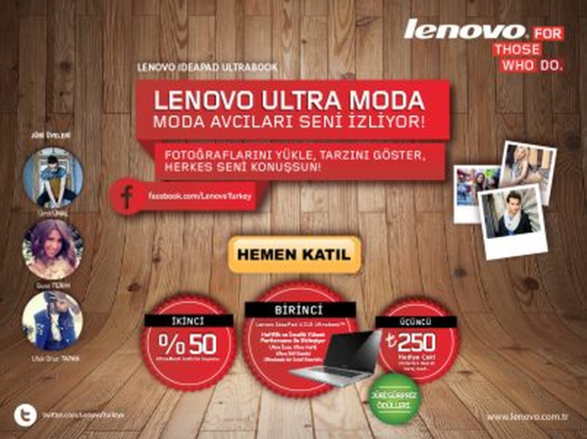 Dikkat! Lenovo\'nun Moda Avcıları Sizi İzliyor!