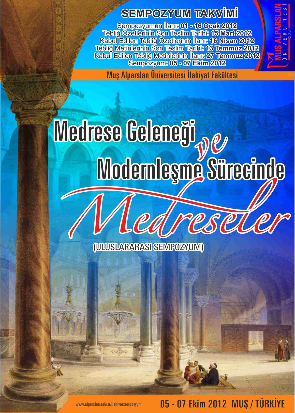 Mşü Uluslararası \'Medrese\' Sempozyumuna Ev Sahipliği Yapacak