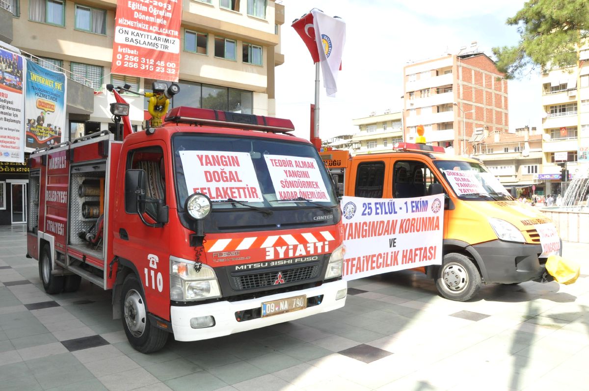 Nazilli Halkına İtfaiye Ekipmanı ve İtfaiyecilik Tanıtıldı