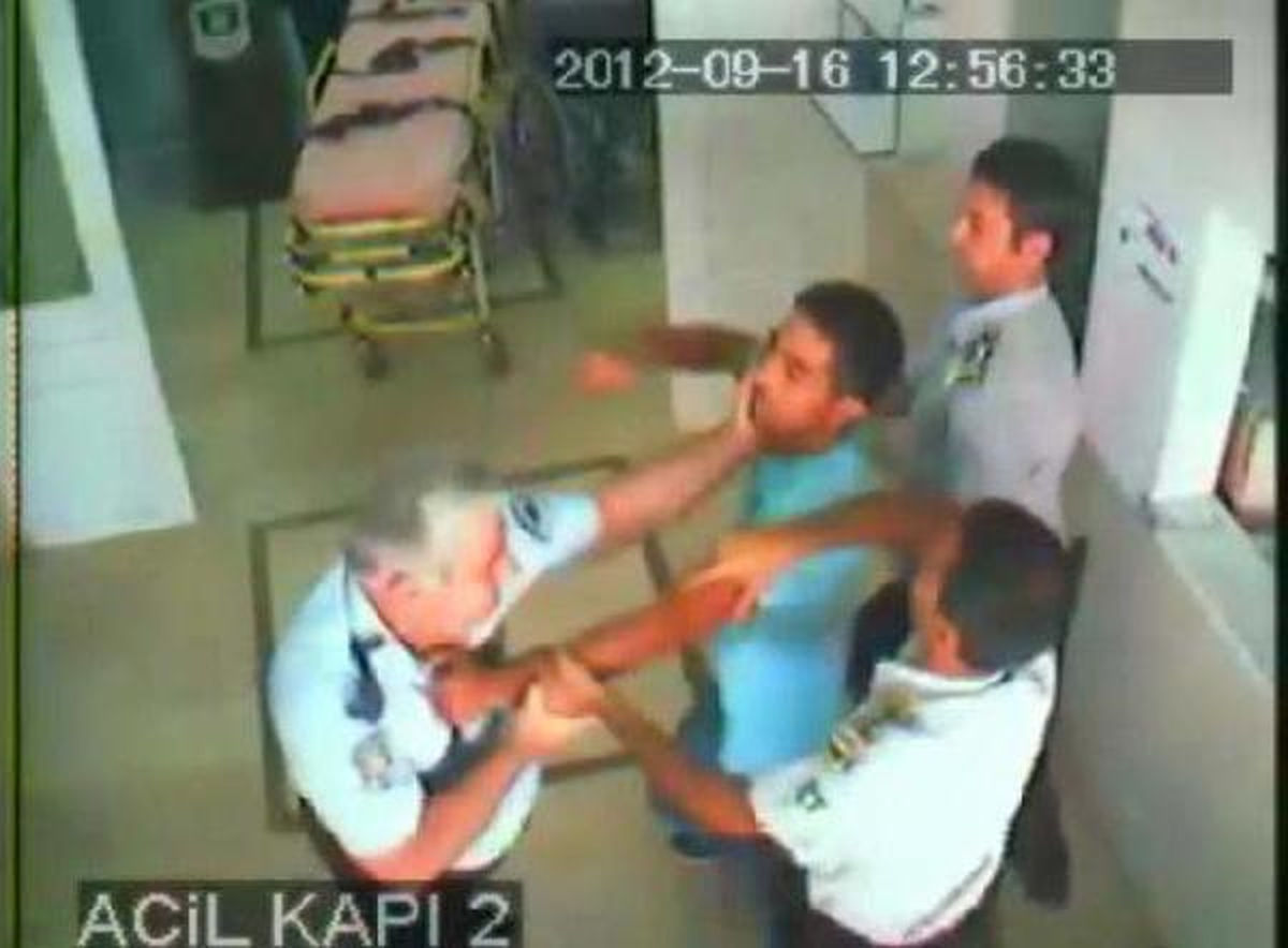Öfkeli Kocanın Taşkınlığı Kamerada