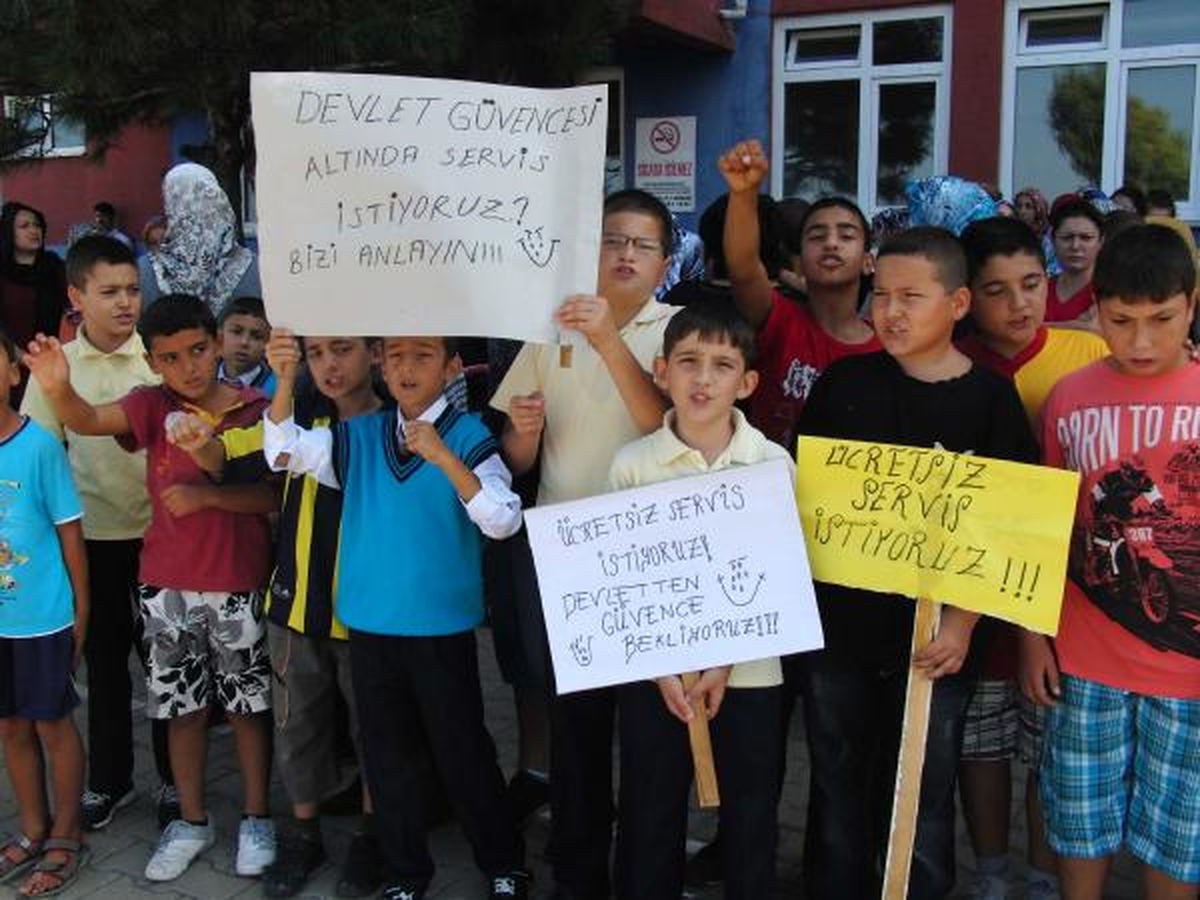 Okul Sevrisi İçin Eylem Yaptılar