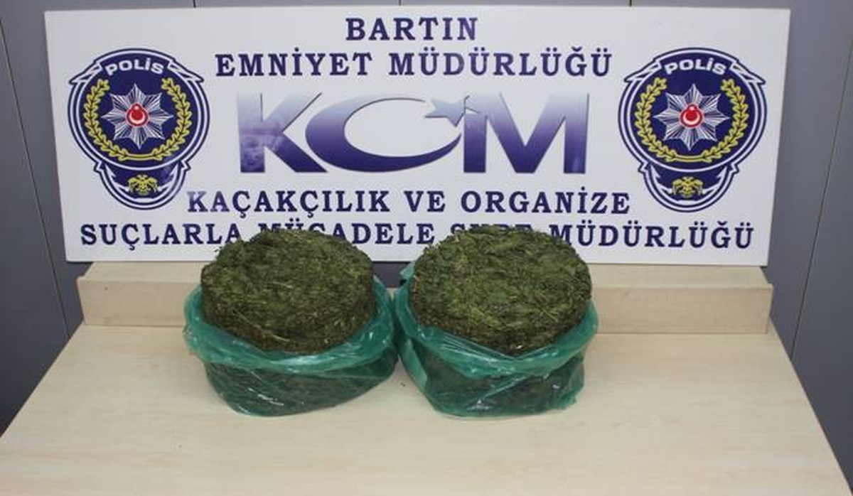 Bartın\'da 7 Kilo 750 Gram Esrar Ele Geçirildi
