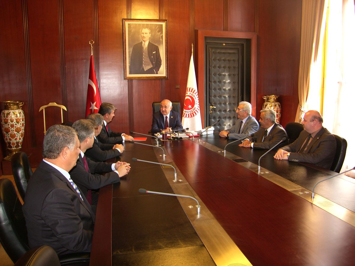 BBP Genel Başkanı Destici\'den TBMM Başkanı Çiçek\'e Ziyaret