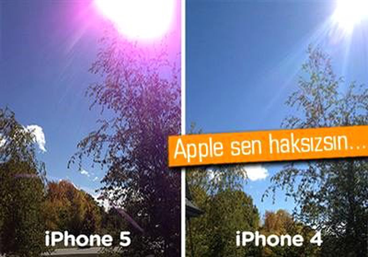 iPhone 5\'in Kamerası da Sorunlu Çıktı