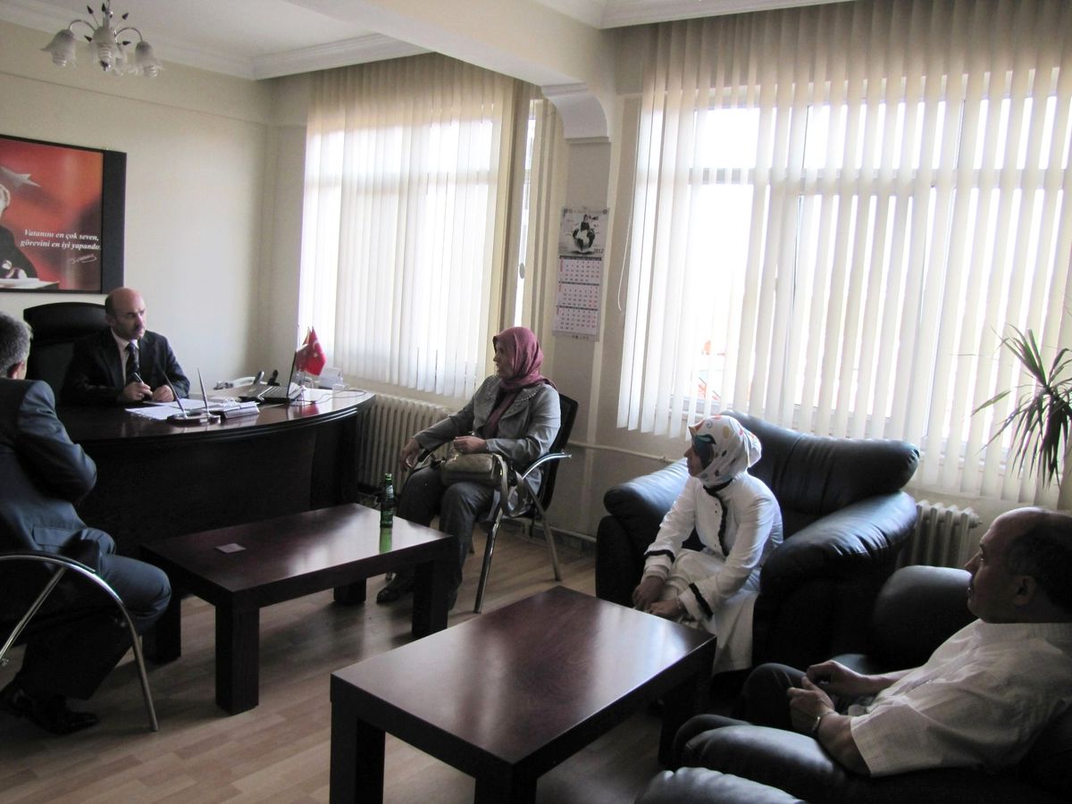 Hisarcık AK Parti İlçe Teşkilatı\'ndan Milli Eğitim Müdürü\'ne \'Hayırlı Olsun\' Ziyareti