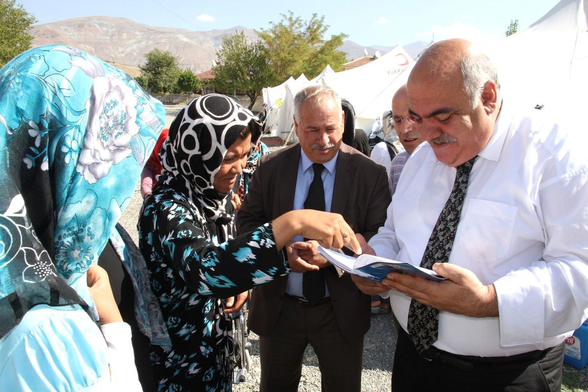 Kaban\'dan Afgan Mültecilere Ziyaret