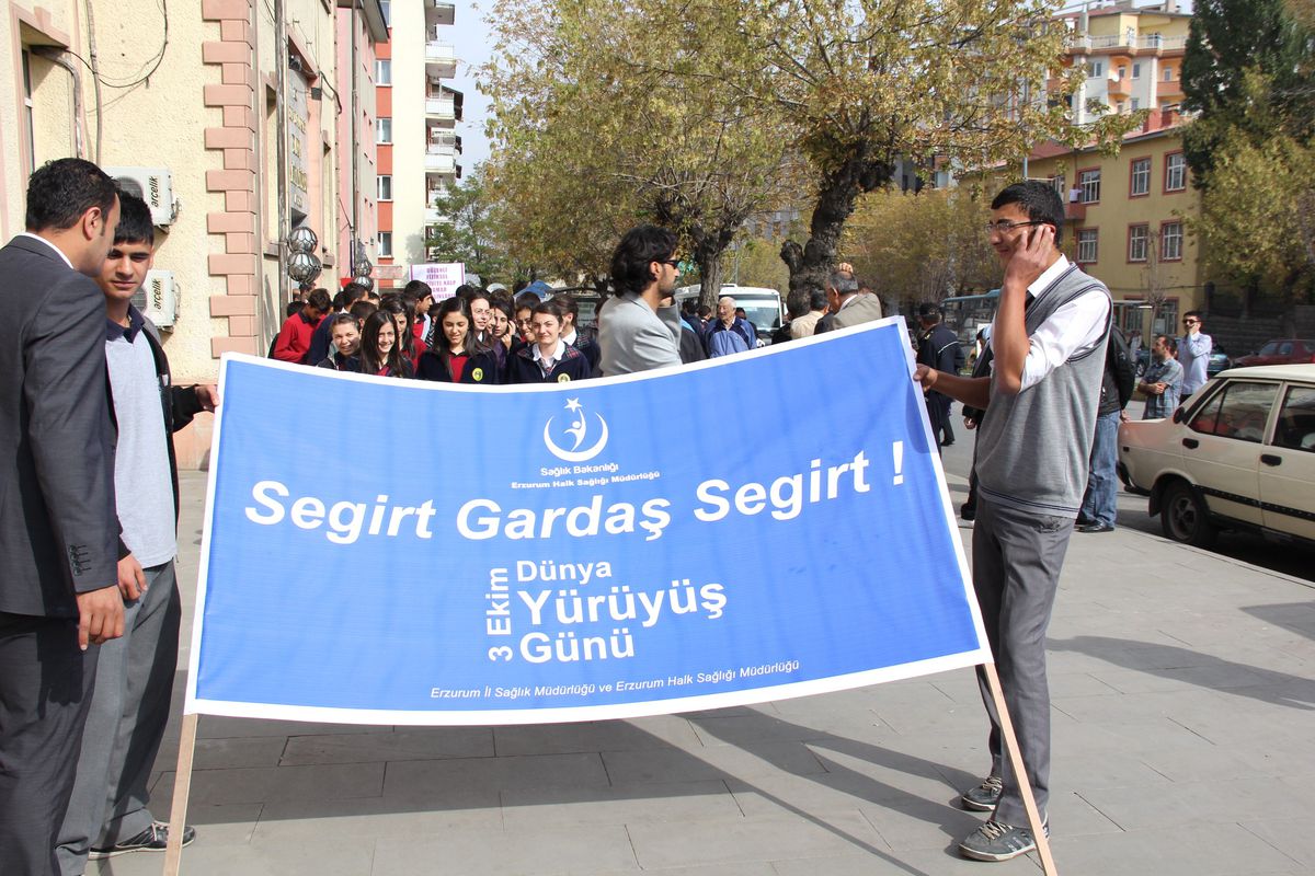 3-4 Ekim Dünya Yürüyüş Günü