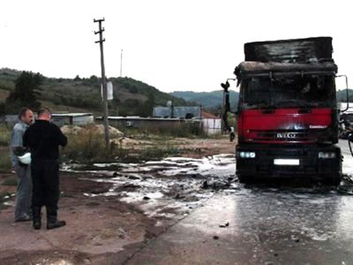 Gemlik\'te Tır Yangını