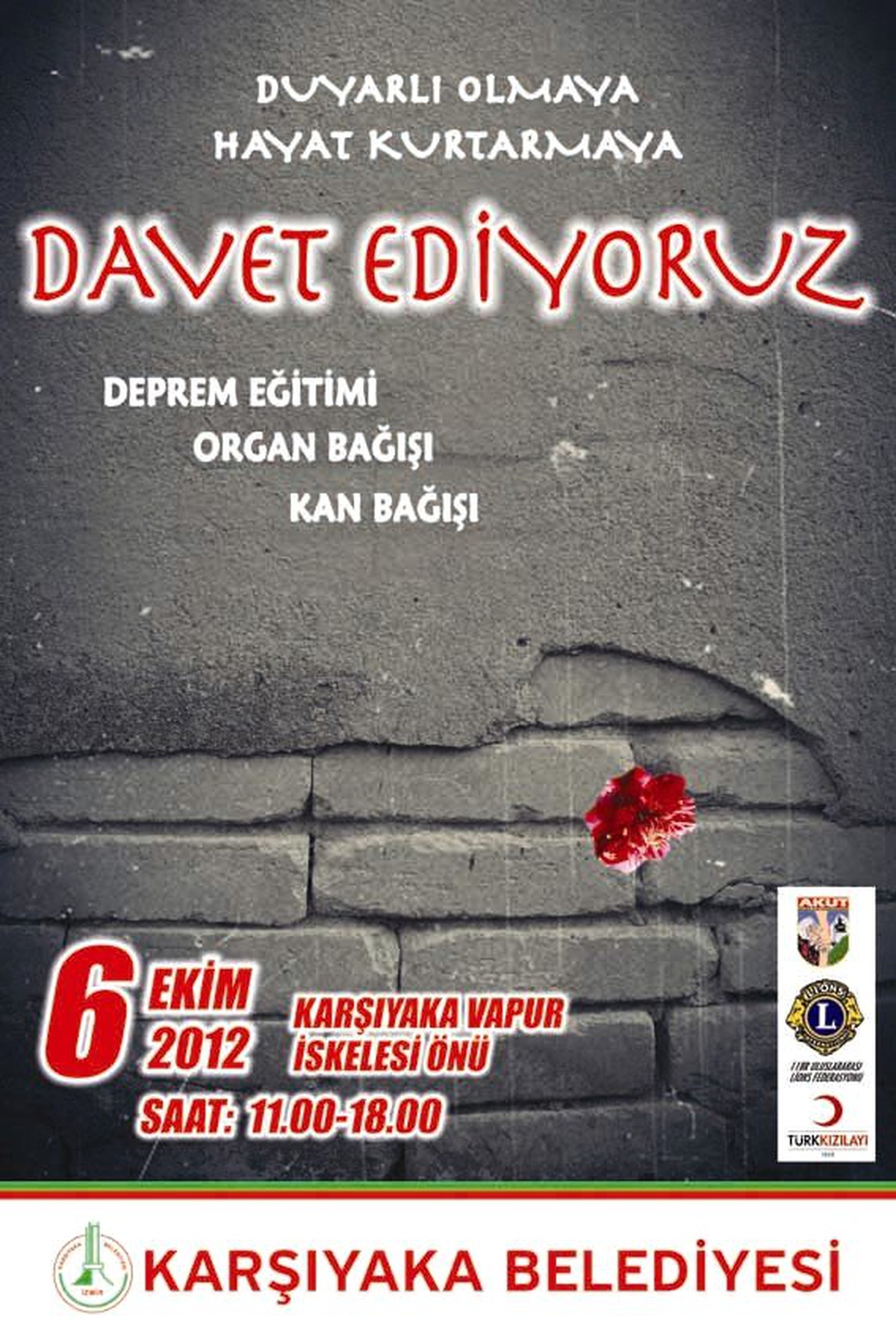 Karşıyaka Belediyesi\'nden \'Duyarlılık\' Etkinliği