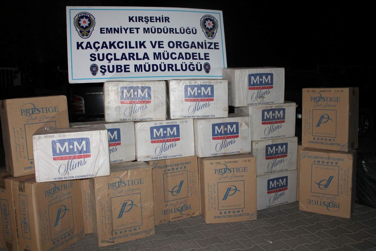 Kırşehir\'de Kaçak Sigaraya Darbe