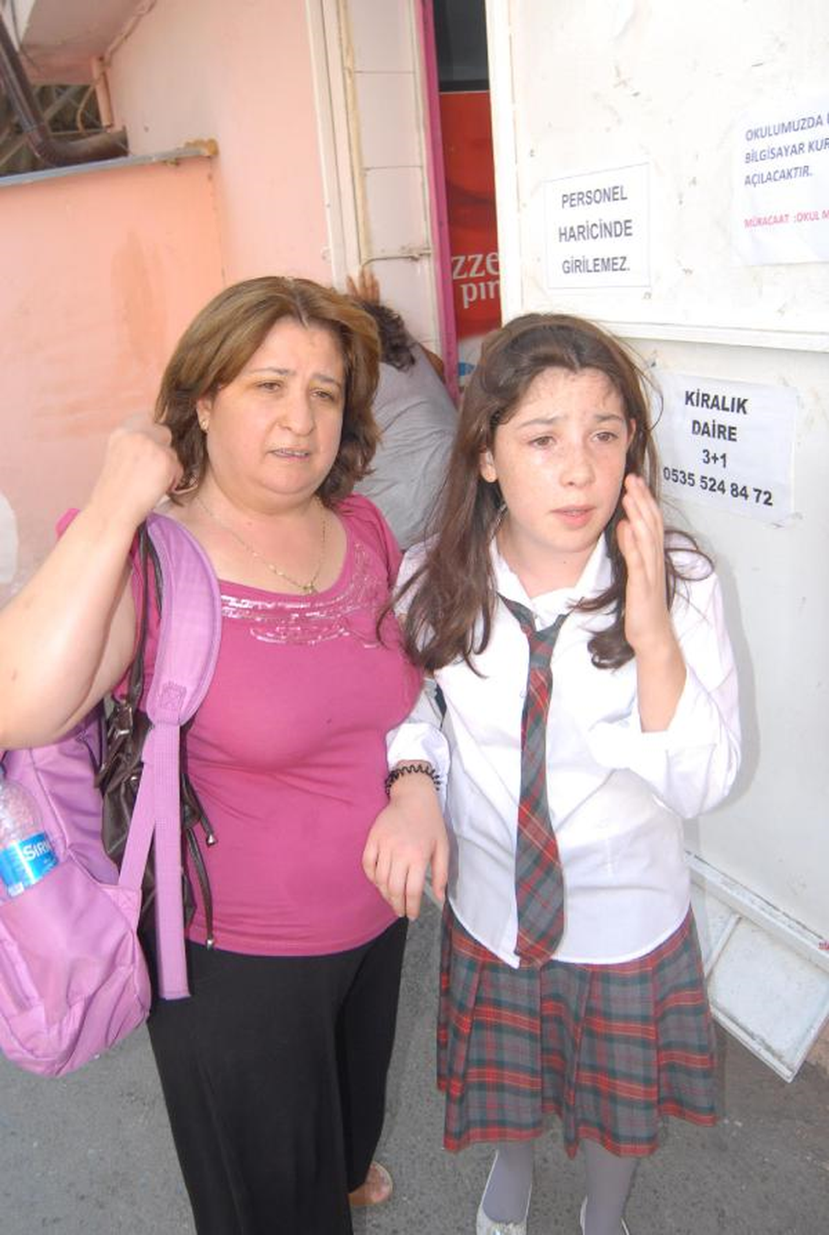 Okulda Yangın Paniği