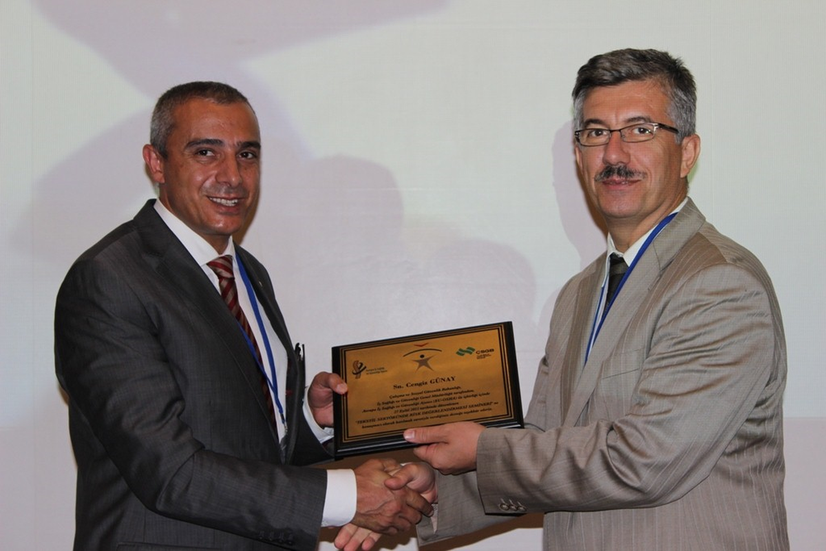 Sanayiciye Tekstil Risk Semineri Verildi