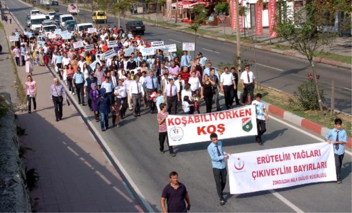 Zonguldak\'ta 300 Kişi Sağlık İçin Yürüdü