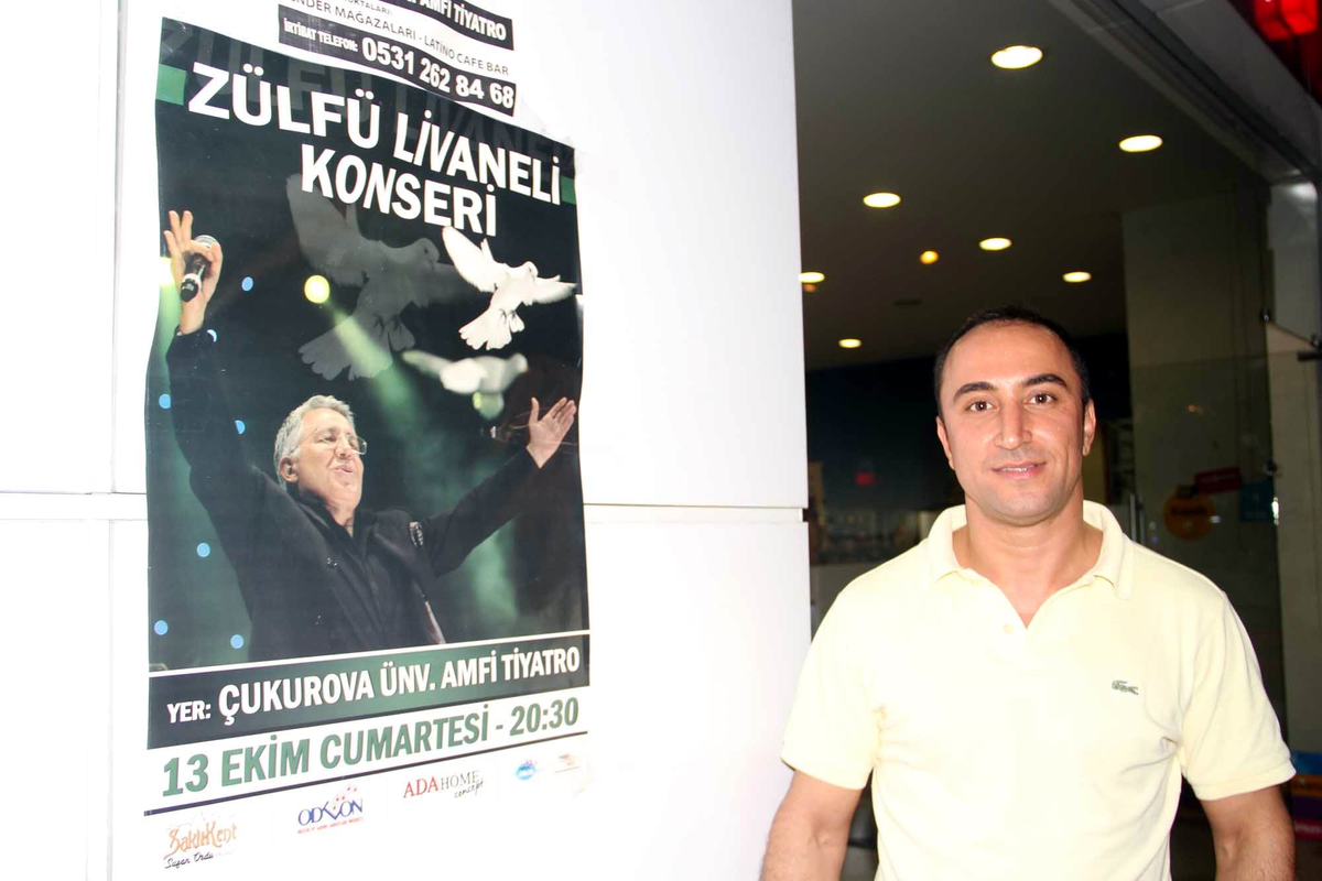 Zülfü Livaneli Adana\'da Konser Verecek