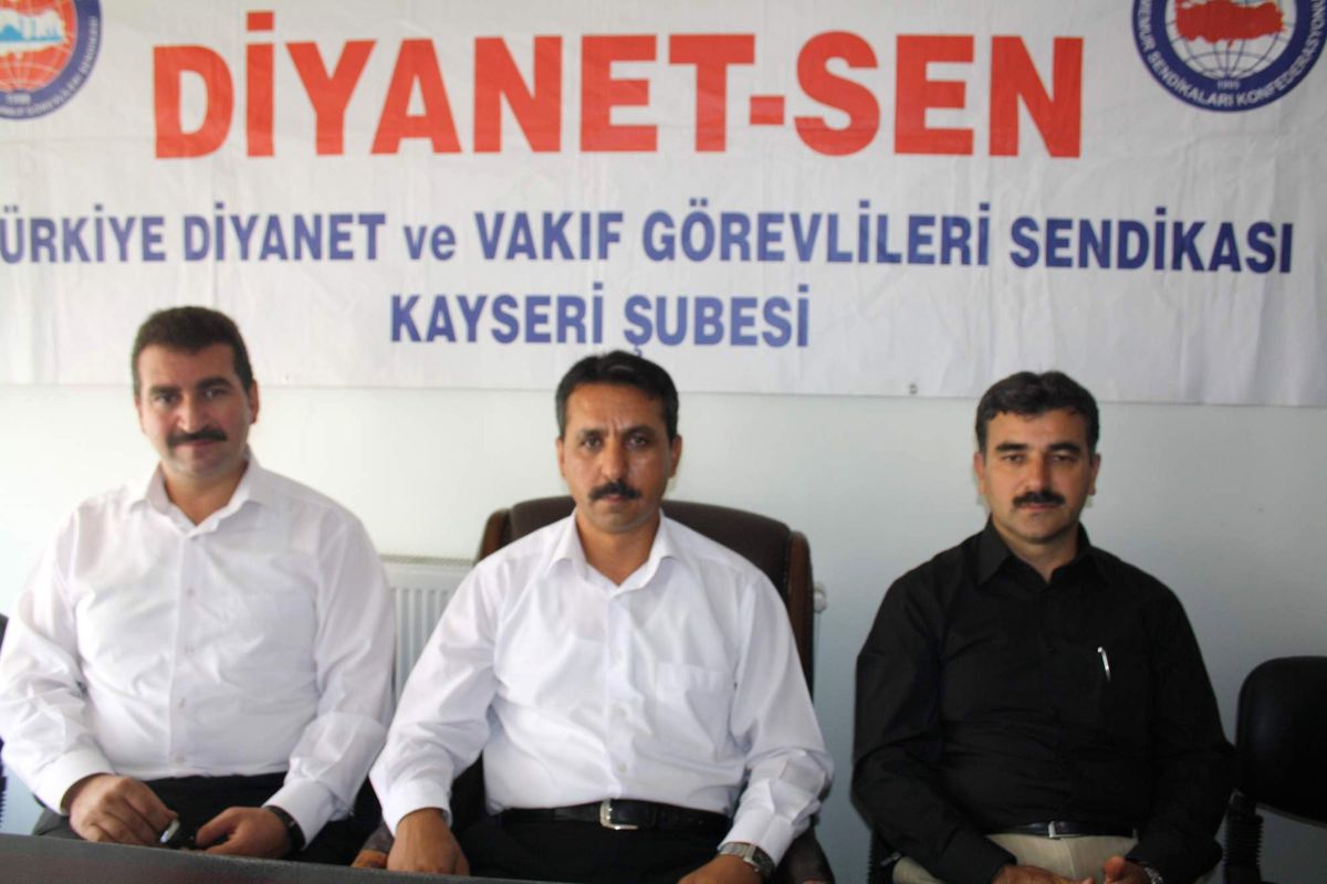Diyanet - Sen Kayseri Şubesi Başkanı İrfan Kaşıkçıoğlu Açıklaması