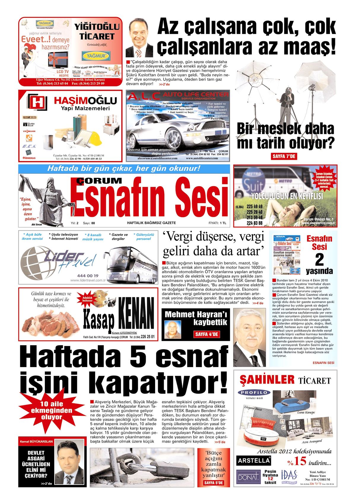 Esnafın Sesi, 2 Yaşında