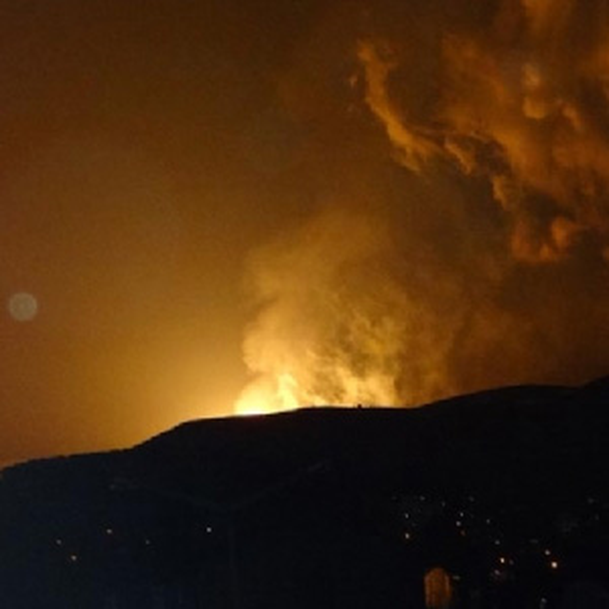 Kars\'ta Doğalgaz Boru Hattında Patlama