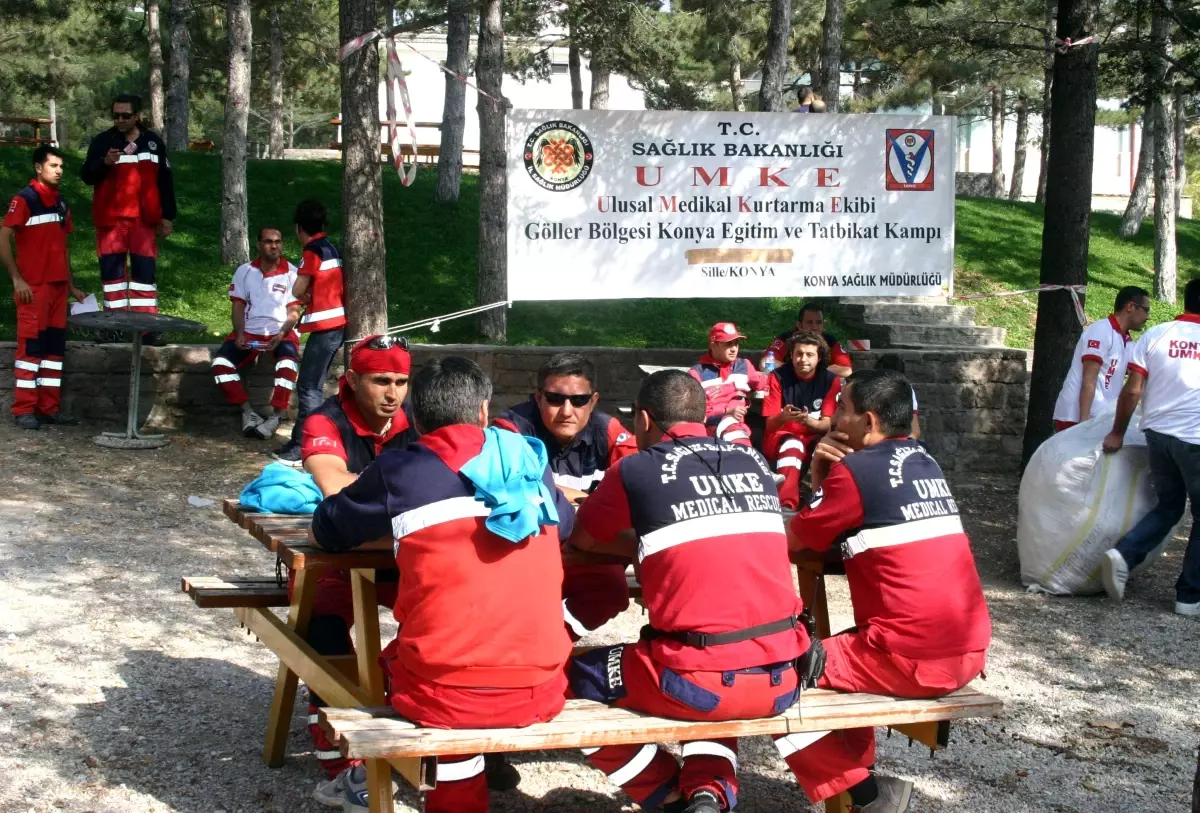 Konya Umke\'den Gerçeğini Aratmayan Tatbikat