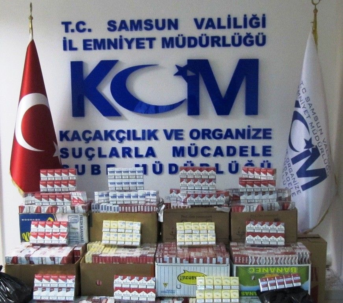 Samsun\'da Kaçak Sigara